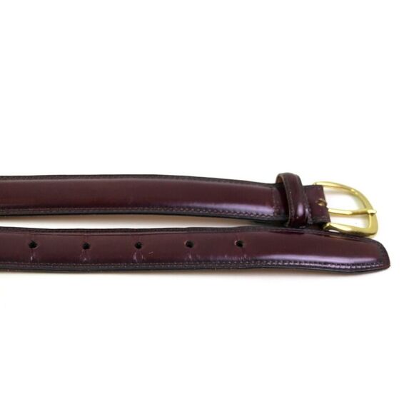 URUGUAY BROWN GENUINE LEATHER 1"Wd STITCH CASUAL DRESS MEN'S BELT Sz 34/85 (t45 - Picture 12 of 13